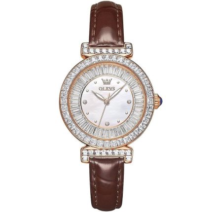 OLEVS 9983 Luxury Gold Womens Wristwatch